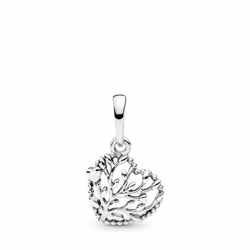 Pandora Flourishing Hearts Dangle Charm NZ, Sterling Silver (012593-QTX)